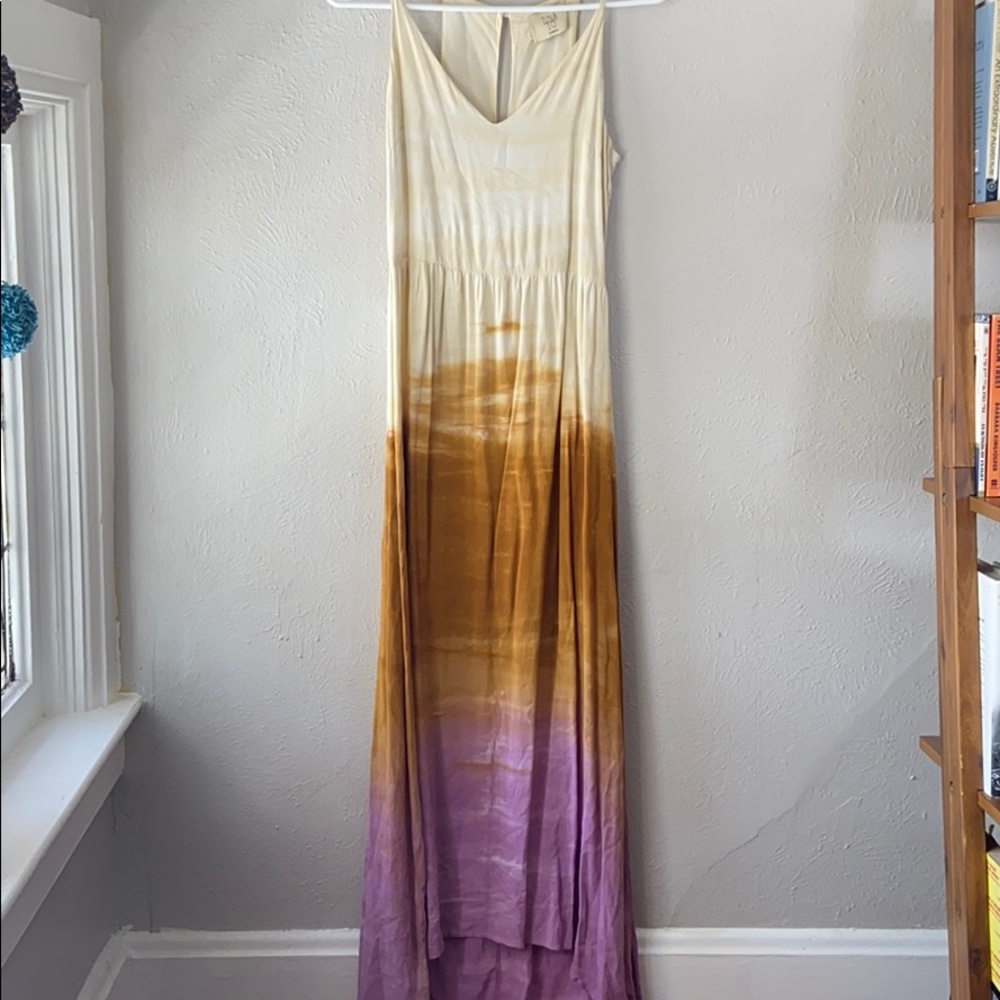 Ombré maxi dress.